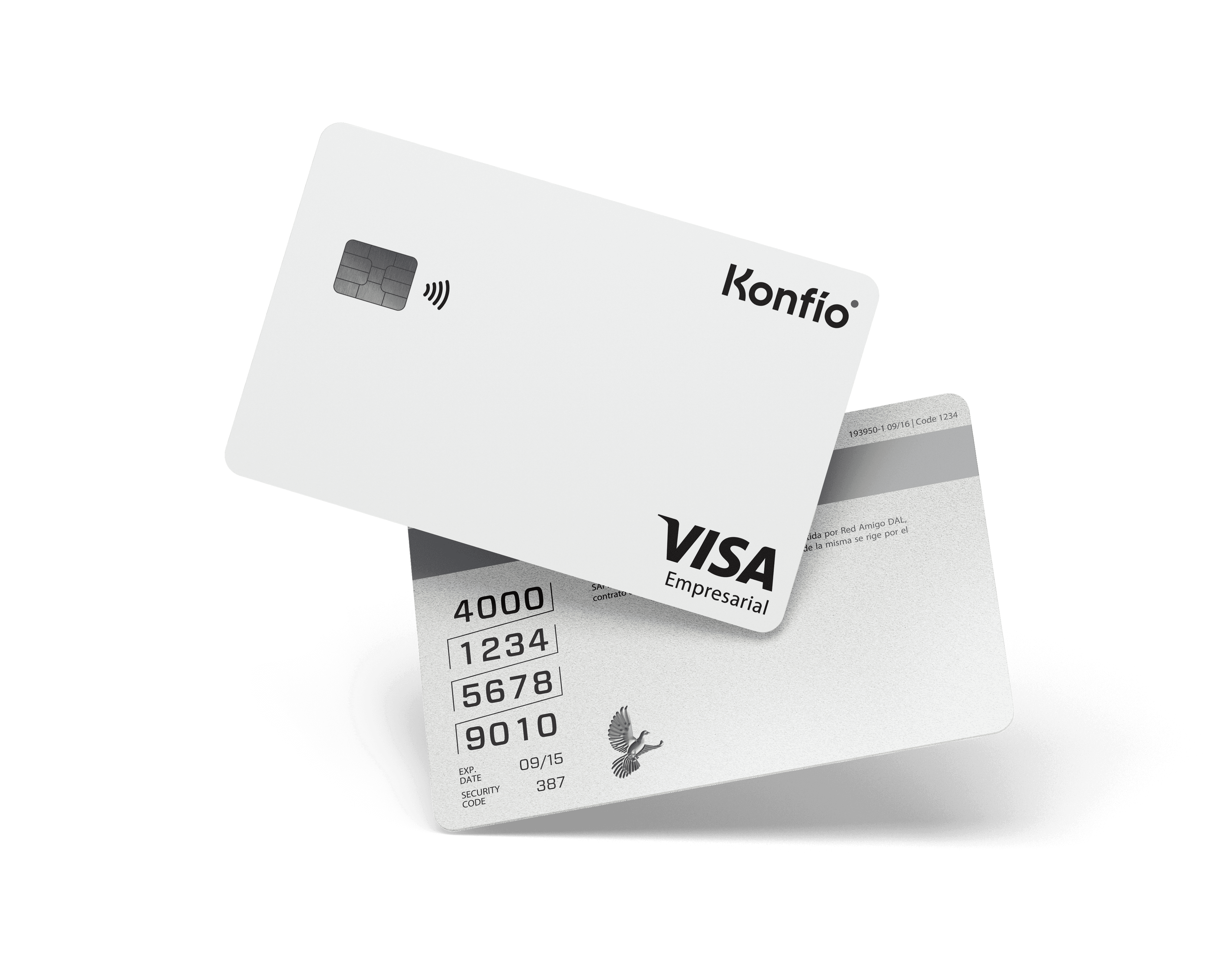 Tarjetas empresariales Konfío
