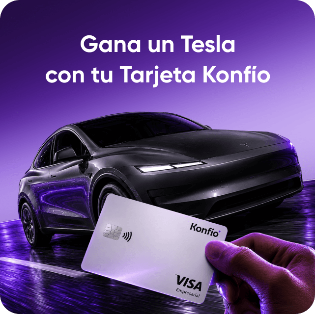 Gana un Tesla con la Tarjeta Konfío