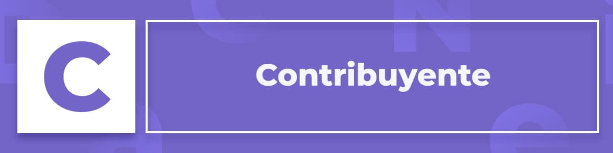 Contribuyente
