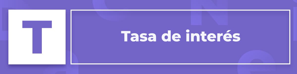 Tasa de interés