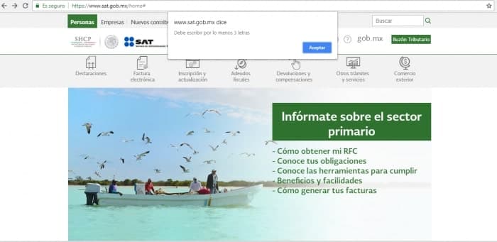 Nuevo portal del SAT