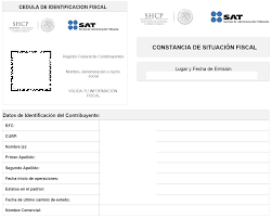 Constancia de situación fiscal