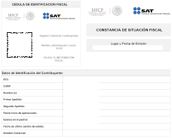 Constancia de situación fiscal