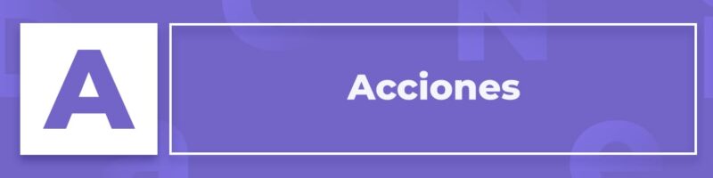 Acciones