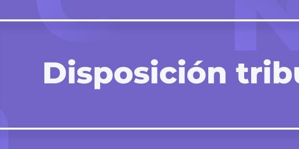 Disposición tributaria