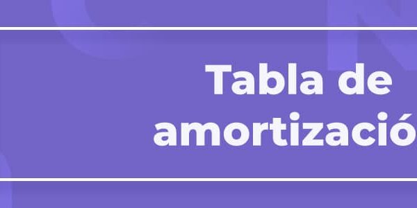 Tabla de amortización