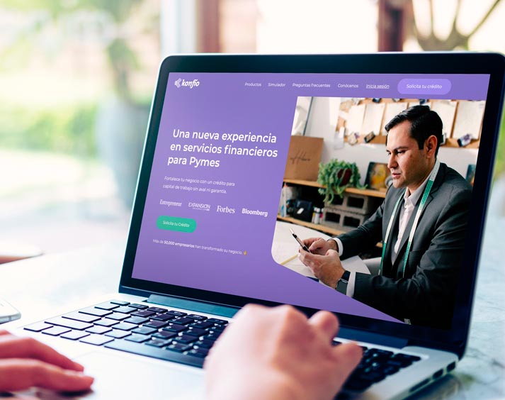 ¿Cómo funciona Konfío para solicitar un crédito empresarial?