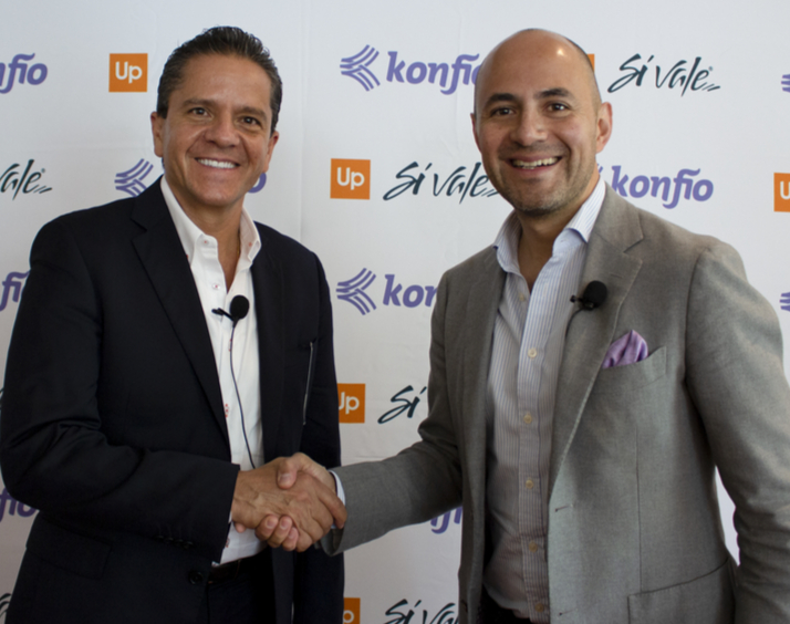 Konfío y UP Sí Vale anuncian alianza a favor de las Pymes