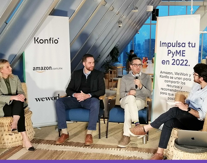 Conoce las tendencias más relevantes para PyMEs en 2022 con Amazon, WeWork y Konfío
