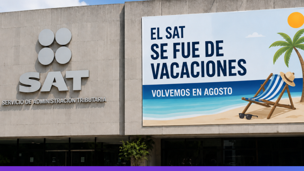 Vacaciones SAT julio 2026: las obligaciones fiscales que sí vencen