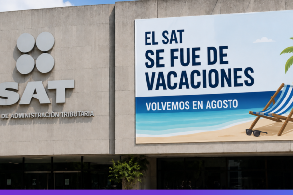 Vacaciones SAT julio 2026: las obligaciones fiscales que sí vencen