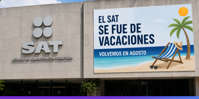 Vacaciones SAT julio 2026: las obligaciones fiscales que sí vencen